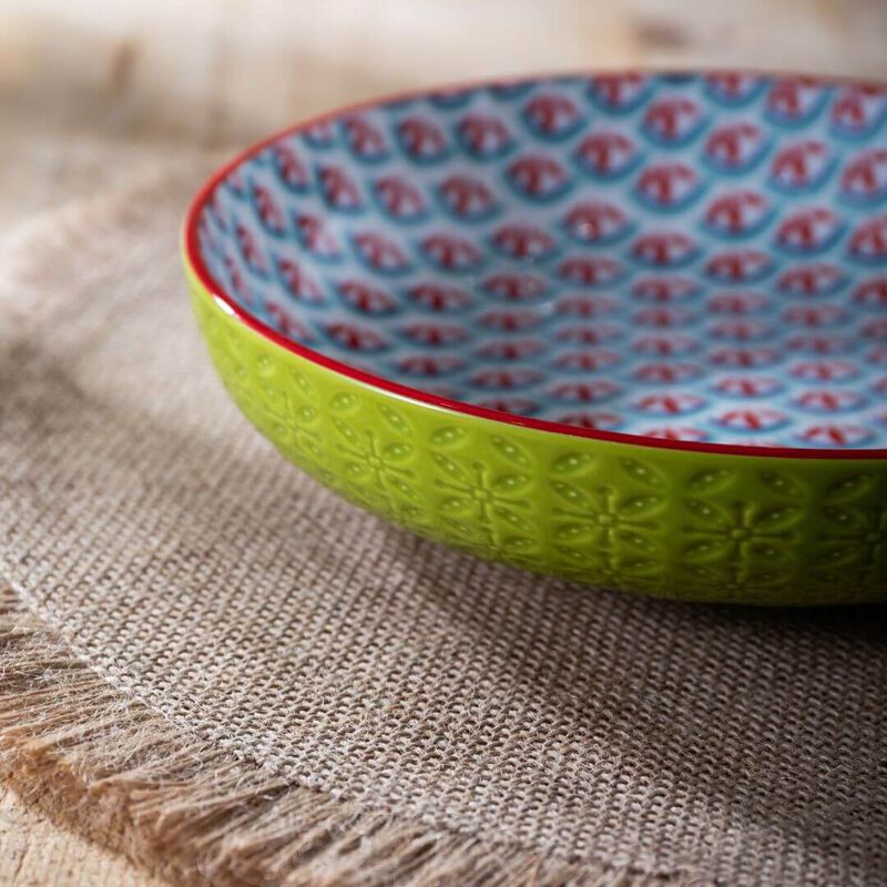 Mikasa 21cm Pasta Bowl Geometric Line image number 1